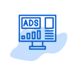 Google Display Ads banner icon representing brand visibility services