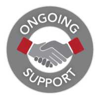Ongoing e-commerce support icon showing continuous assistance